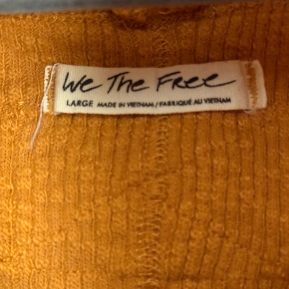 Free People We the Free Orange Turtle Neck Sweater - Picture 11 of 15